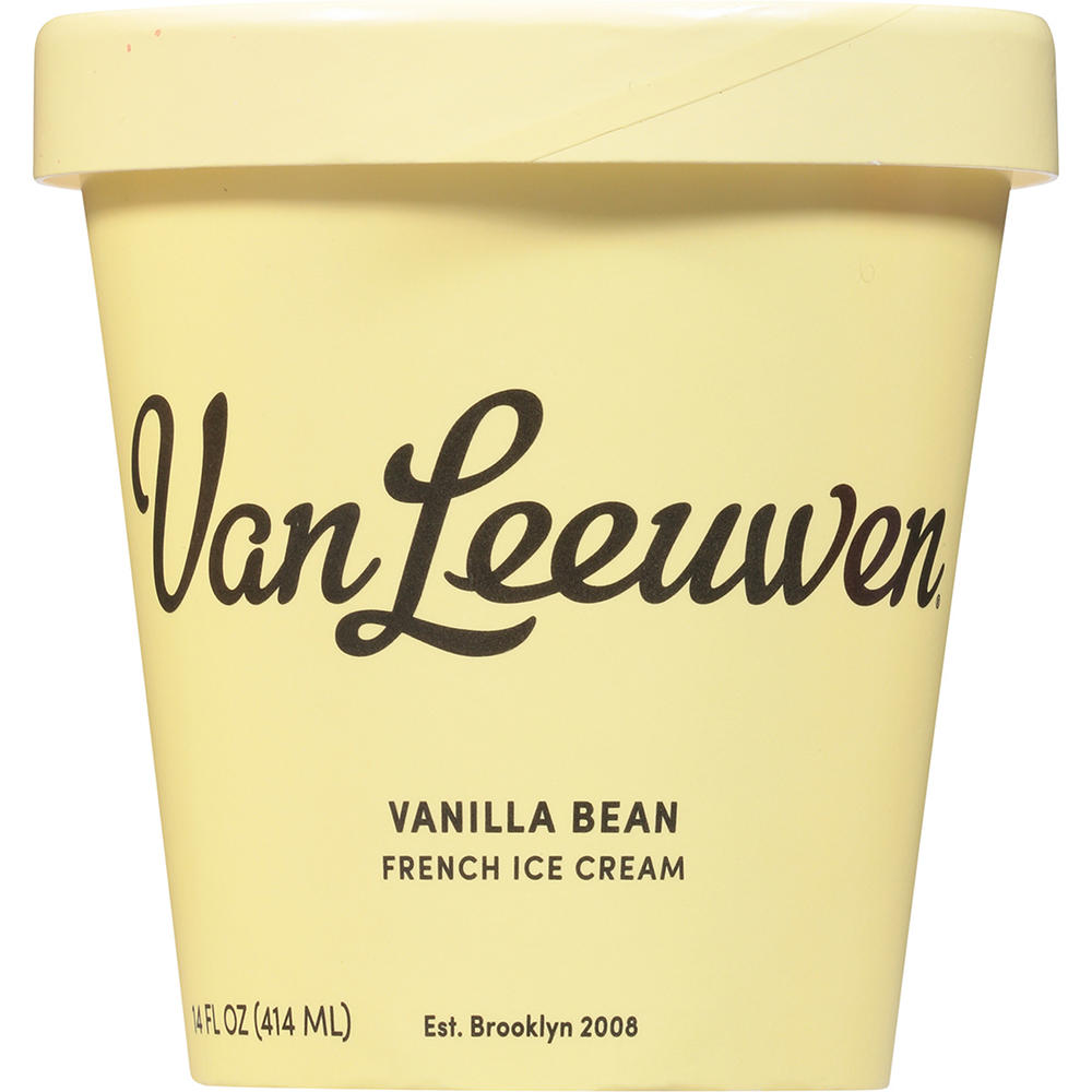 Van Leeuwen Vanilla Bean French Ice Cream, 14 oz