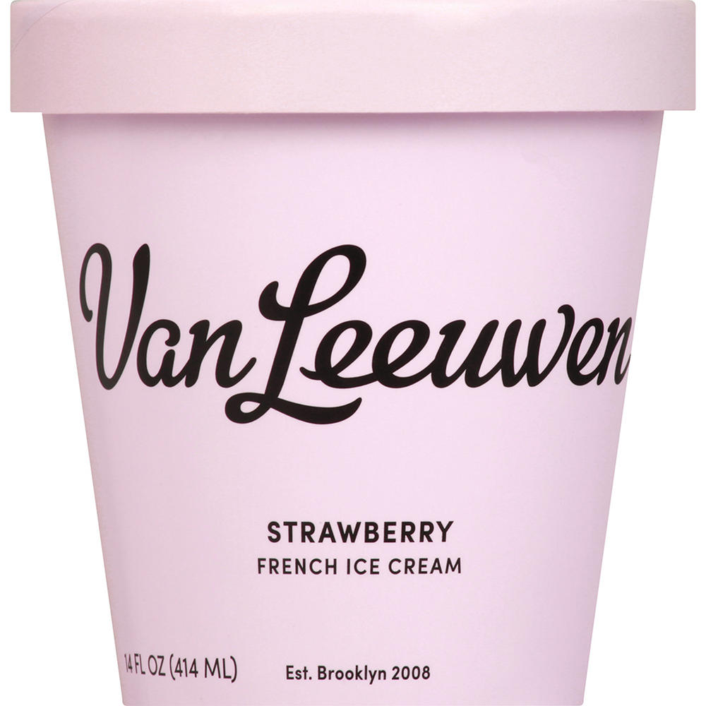 Van Leeuwen Strawberry Ice Cream, 14 oz