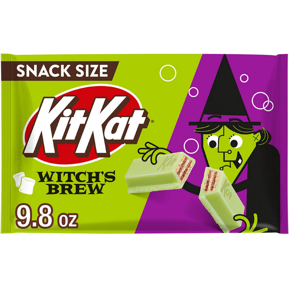 Kit Kat Marshmallow Flavored Creme Wafer Snack Size Halloween Candy, 9.8 oz