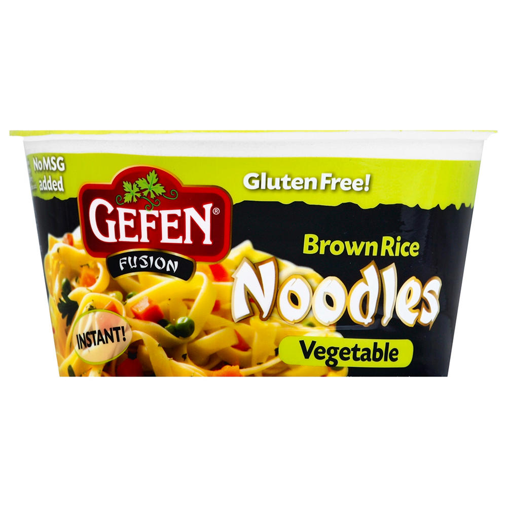 Gefen Fusion Kosher Gluten Free Vegetable Brown Rice Instant Noodles, 2.25 oz