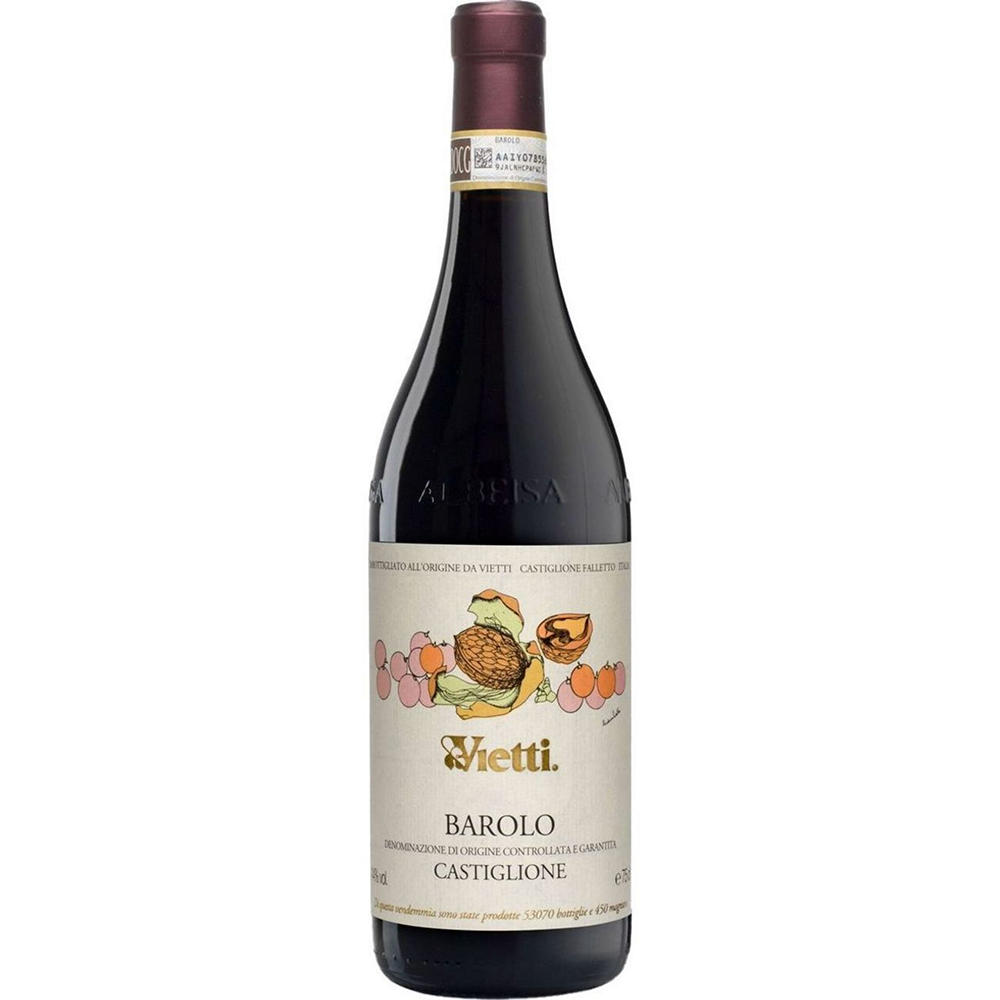 Vietti Castiglione Barolo DOCG Italian Red Wine, 750 mL