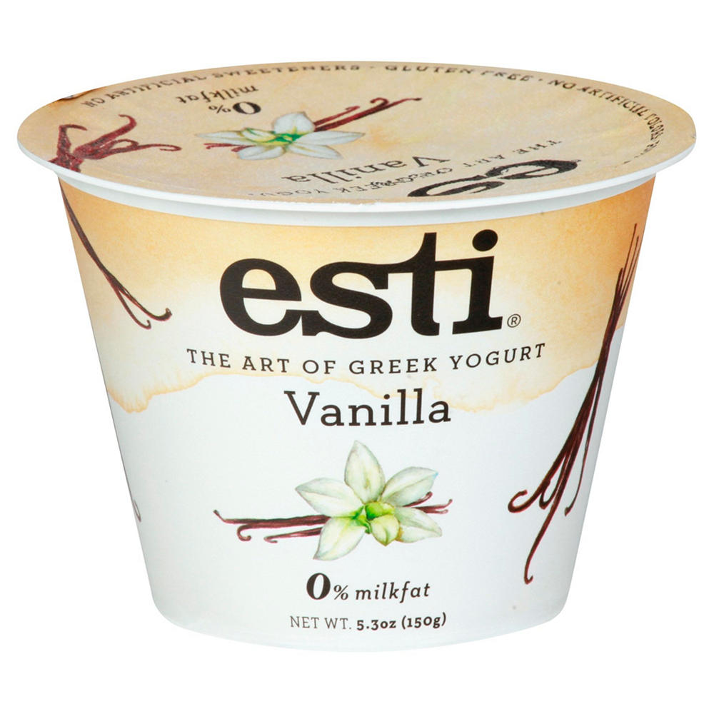 Esti 0% Milkfat Greek Yogurt - Vanilla , 5.3 oz