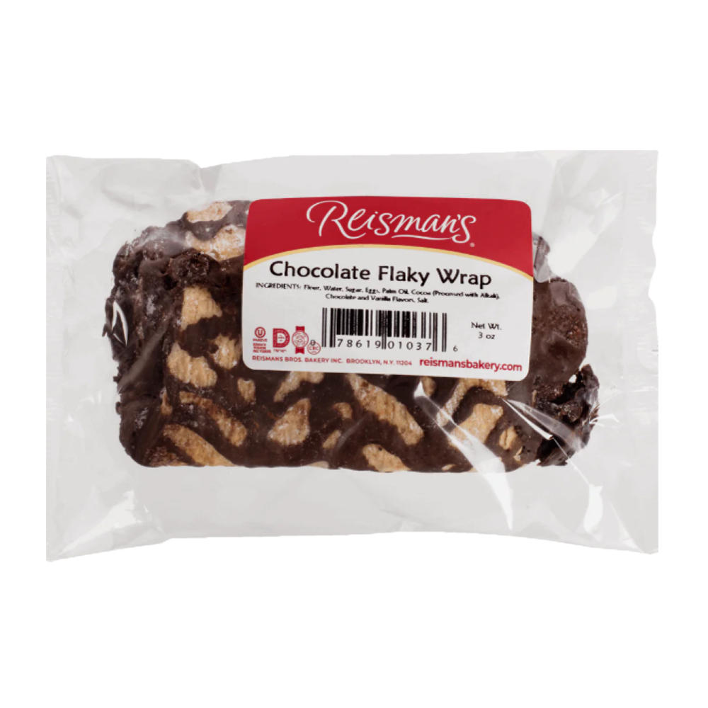 Reisman's Kosher Chocolate Flaky Wrap, 3 oz