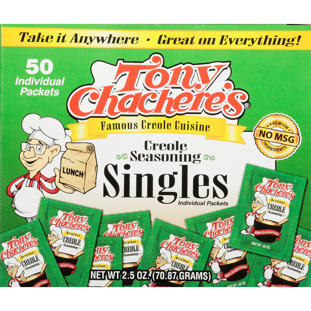 Tony Chachere's Creole Seasoning Packets , 50 ct
