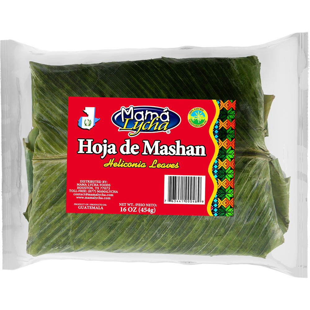 Mama Lycha Hoja De Mashan Heliconia Leaves, 16 oz