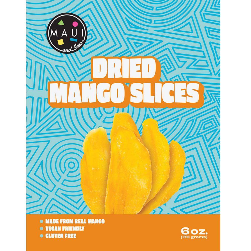 Maui & Sons Dried Mango Slices, 6 oz