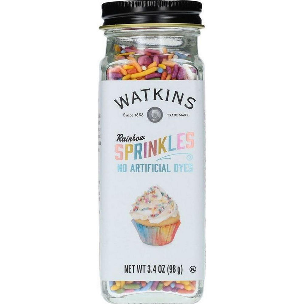 Watkins Rainbow Sprinkles, 3.4 oz