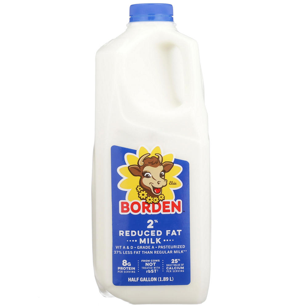 Borden 2% Milk, 1/2 gal