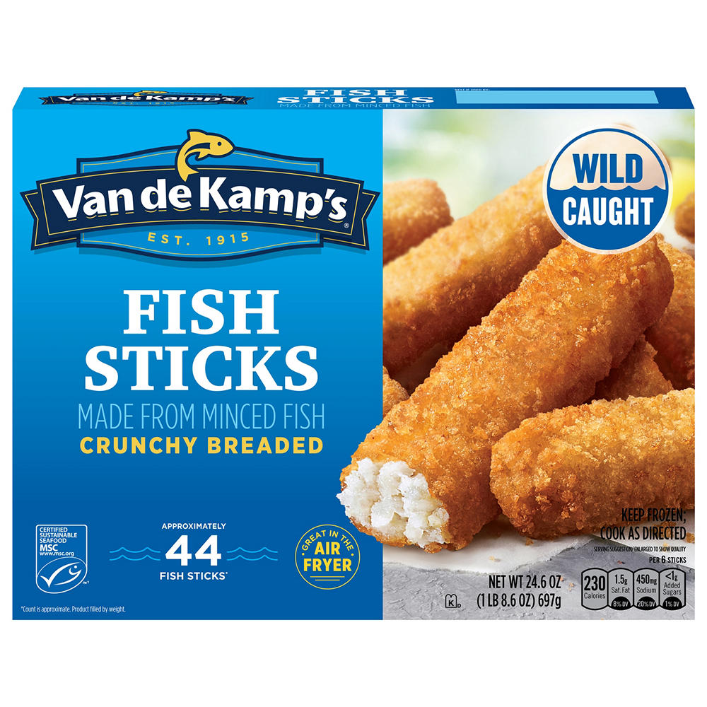 Van de Kamp's Crunchy Fish Sticks, 44 ct