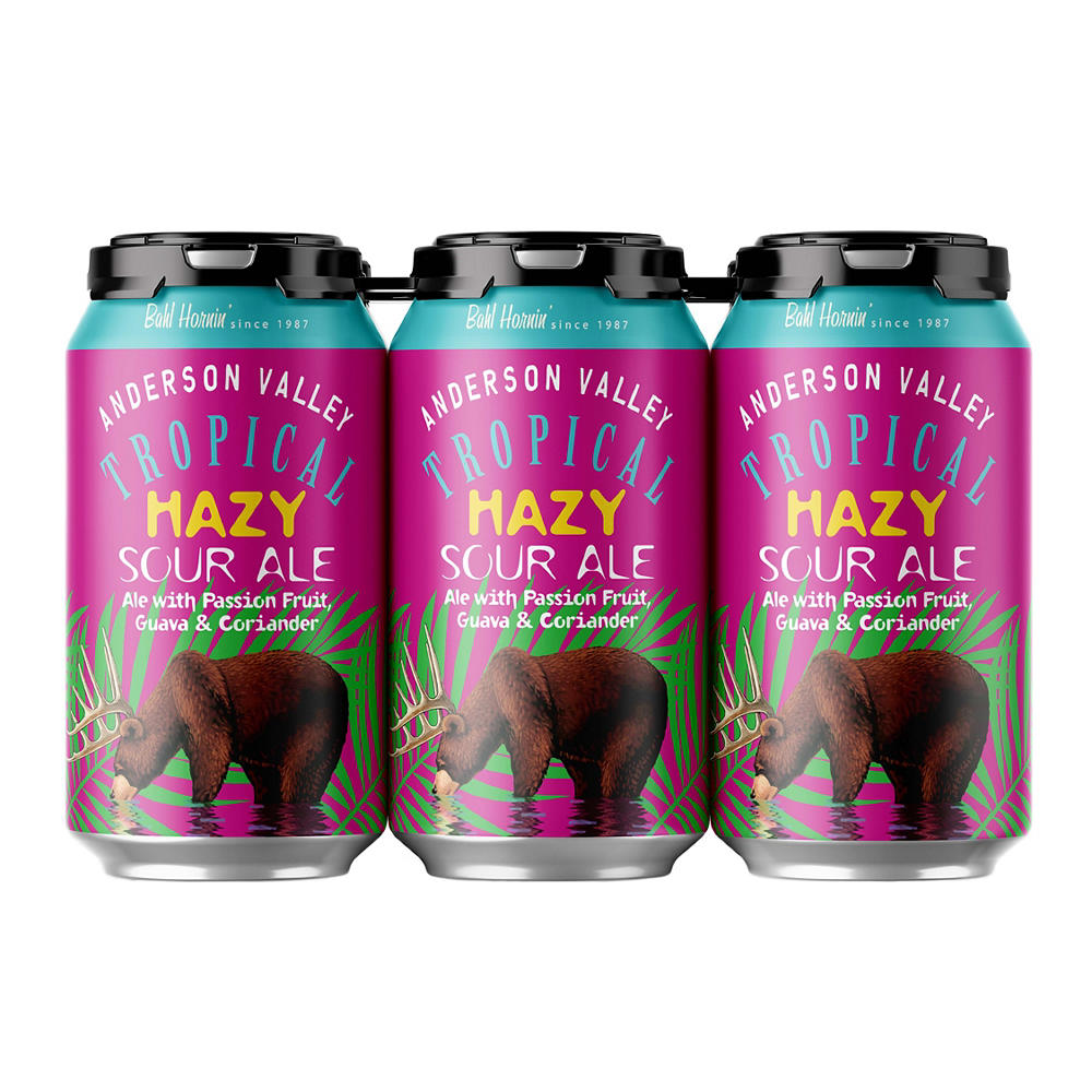 Anderson Valley Tropical Hazy Sour Ale 12 oz Cans, 6 pk