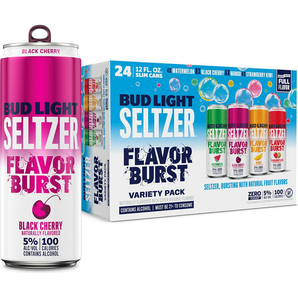 Bud Light Hard Seltzer Variety 24 pk Cans, 12 oz