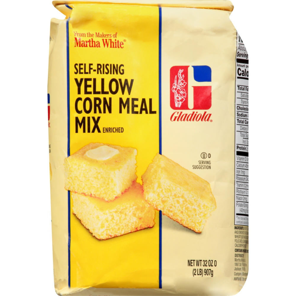 Martha White Gladiola Self-Rising Yellow Corn Meal Mix, 2 lbs