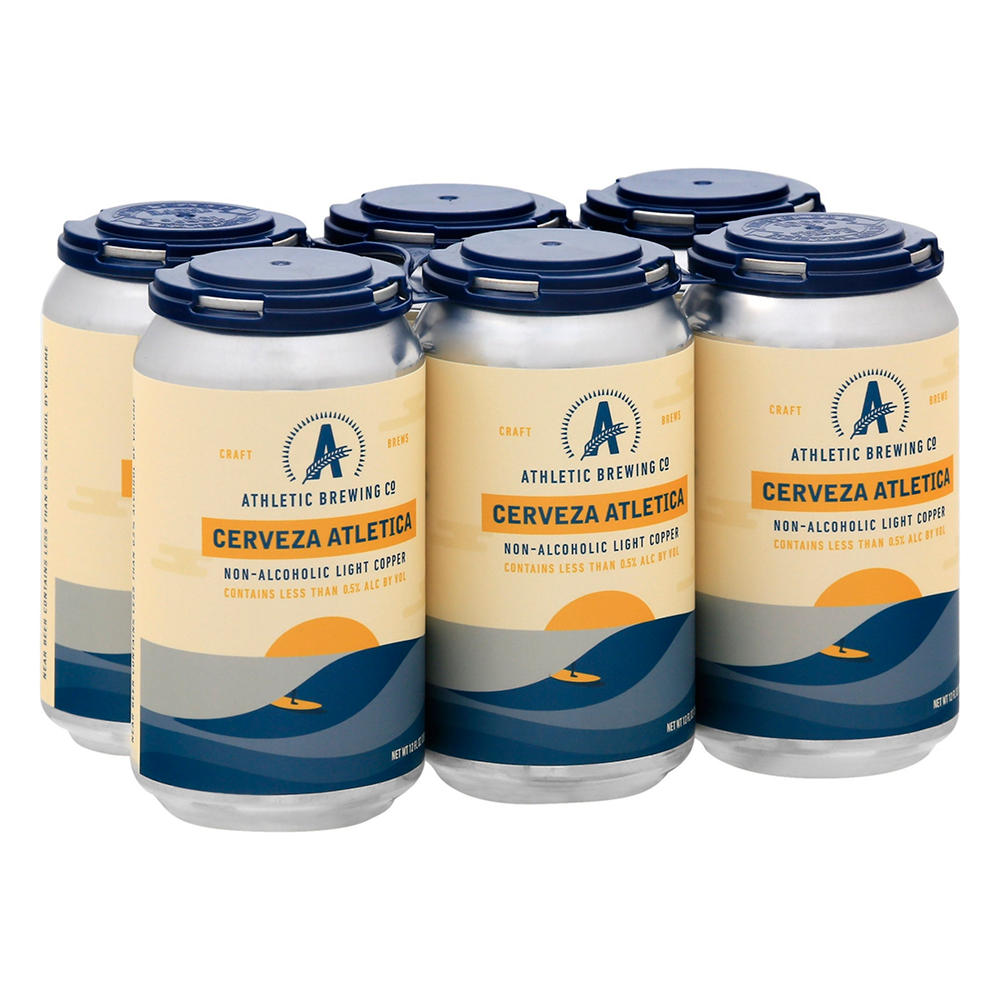 Athletic Brewing Co. Non Alcoholic Seasonal Craft Beer 6 pk Cans, 12 oz