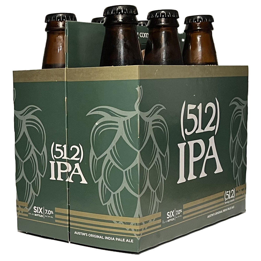 512 Brewing IPA Craft Beer 6 pk Bottles, 12 oz