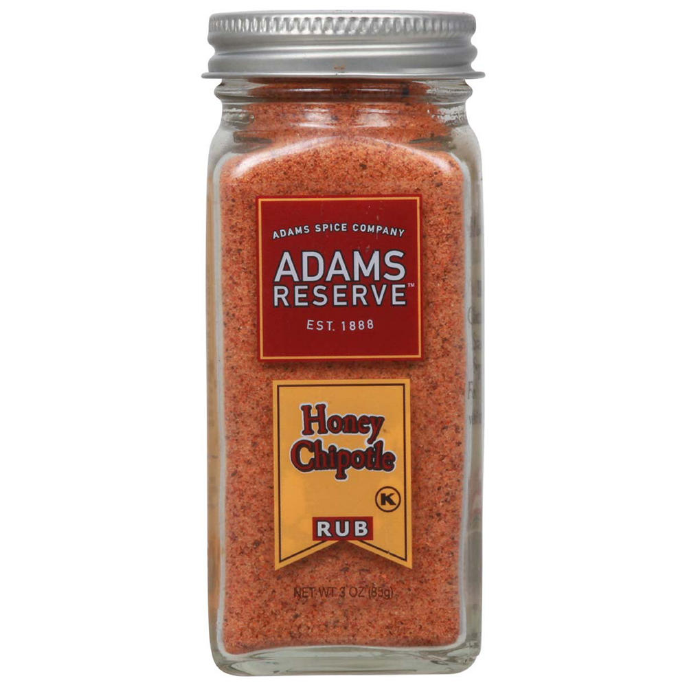Adams Reserve Honey Chipotle BBQ Rub, 3 oz
