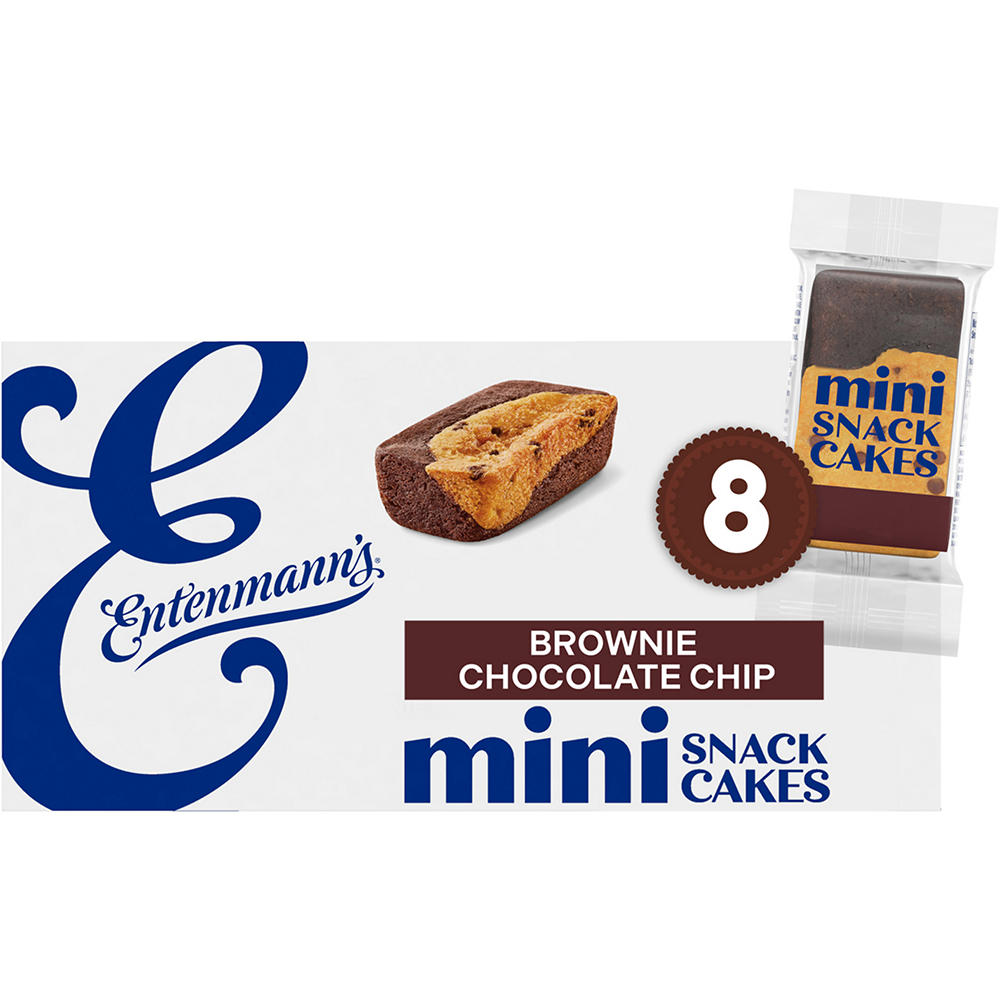 Entenmann's Mini Brookie Snack Cakes, 6 ct