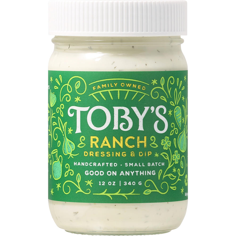 Toby's Ranch Dressing & Dip (Sold Cold), 12 oz