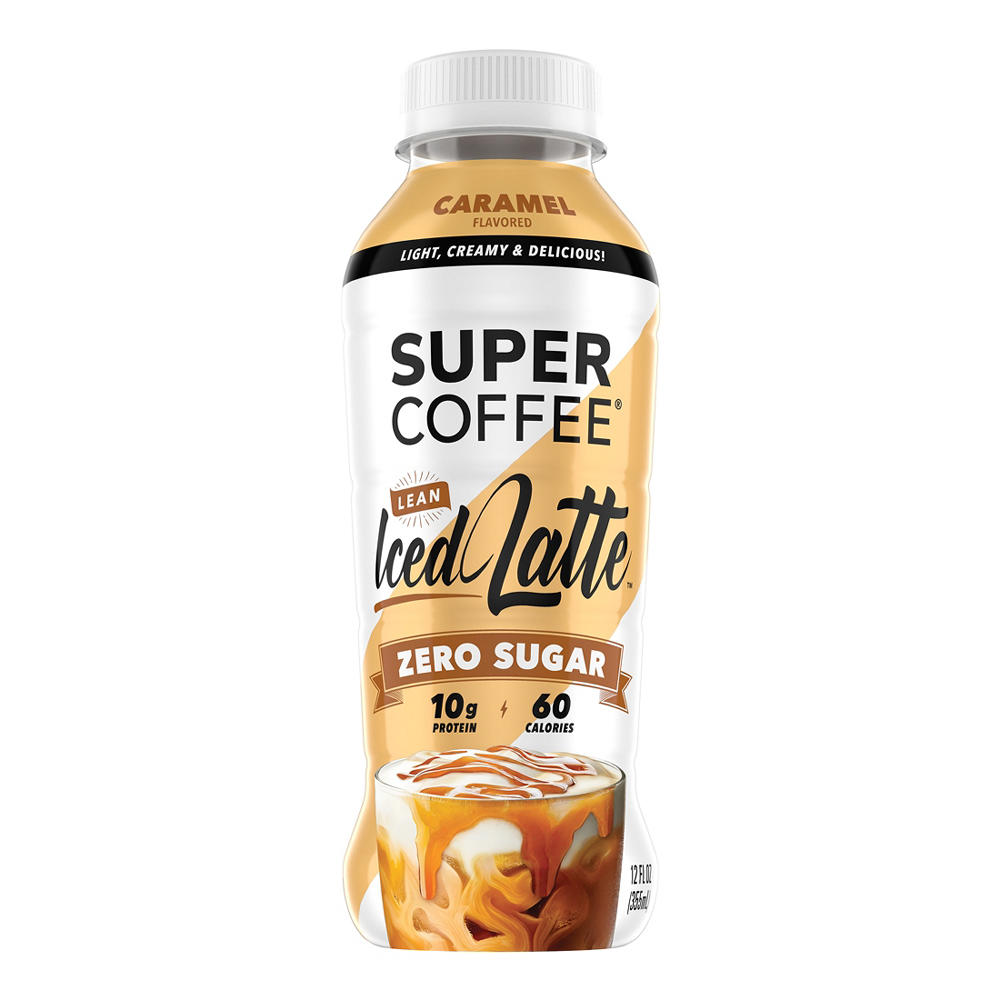 Super Coffee 10g Protein Coffee - Caramel Latte, 12 oz
