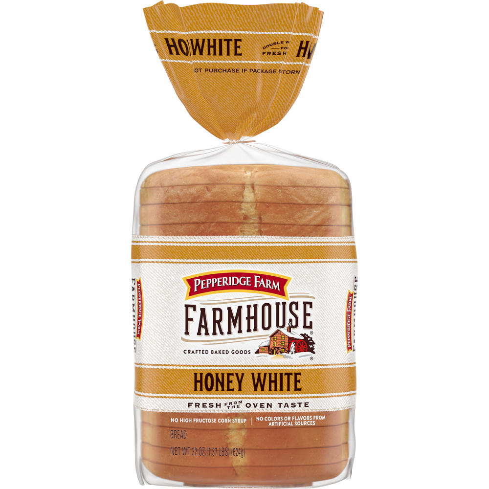 Pepperidge Farm Farmhouse Honey White Sliced Bread, 22 oz