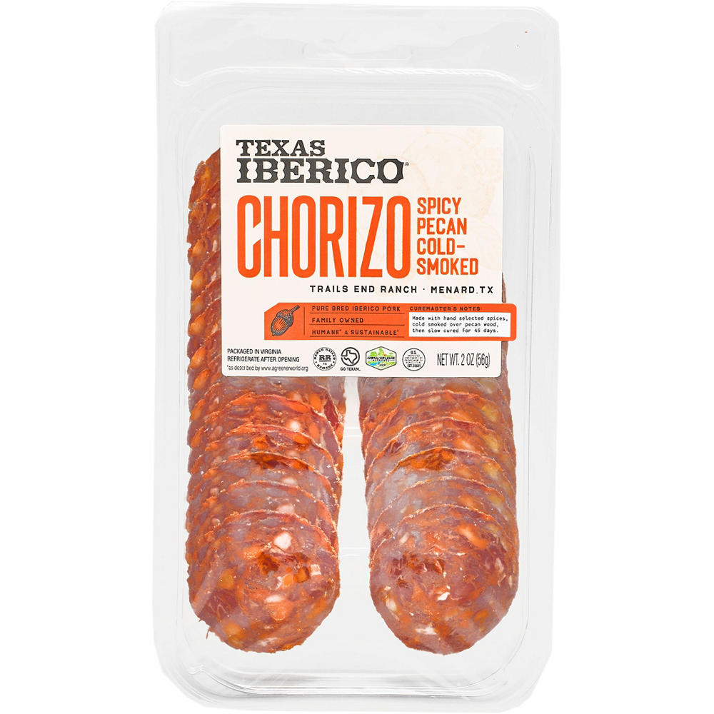 Texas Iberico Chorizo - Spicy Pecan Cold-Smoked, 2 oz