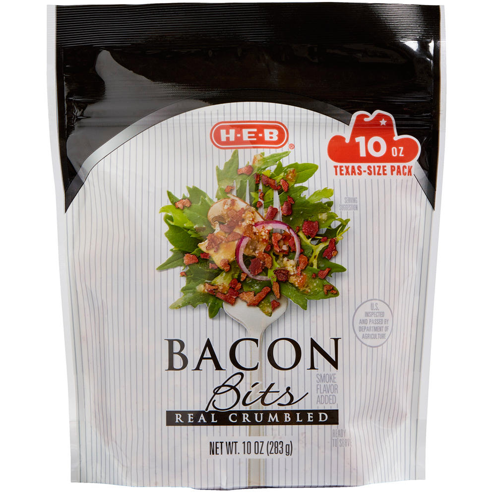 H-E-B Real Crumbled Bacon Bits, 10 oz