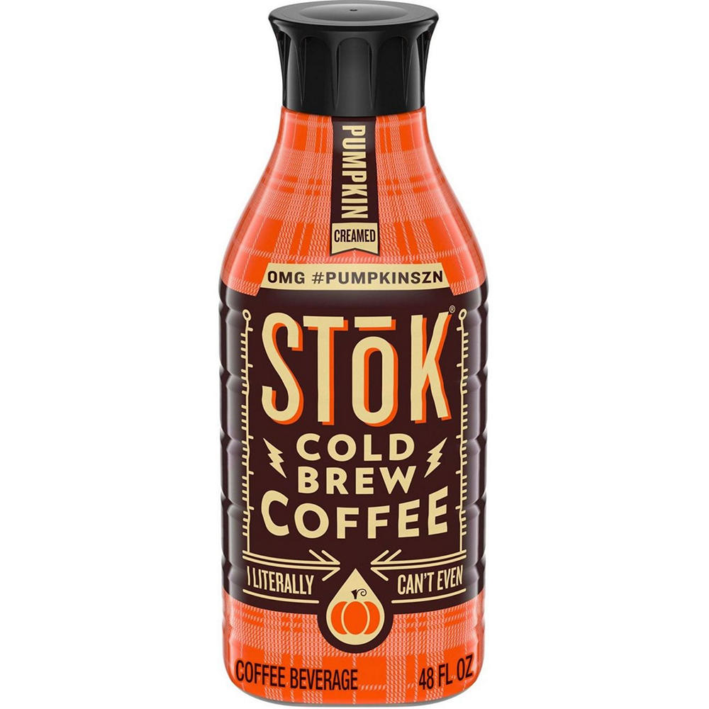SToK Pumpkin Creamed Cold Brew Coffee, 48 oz