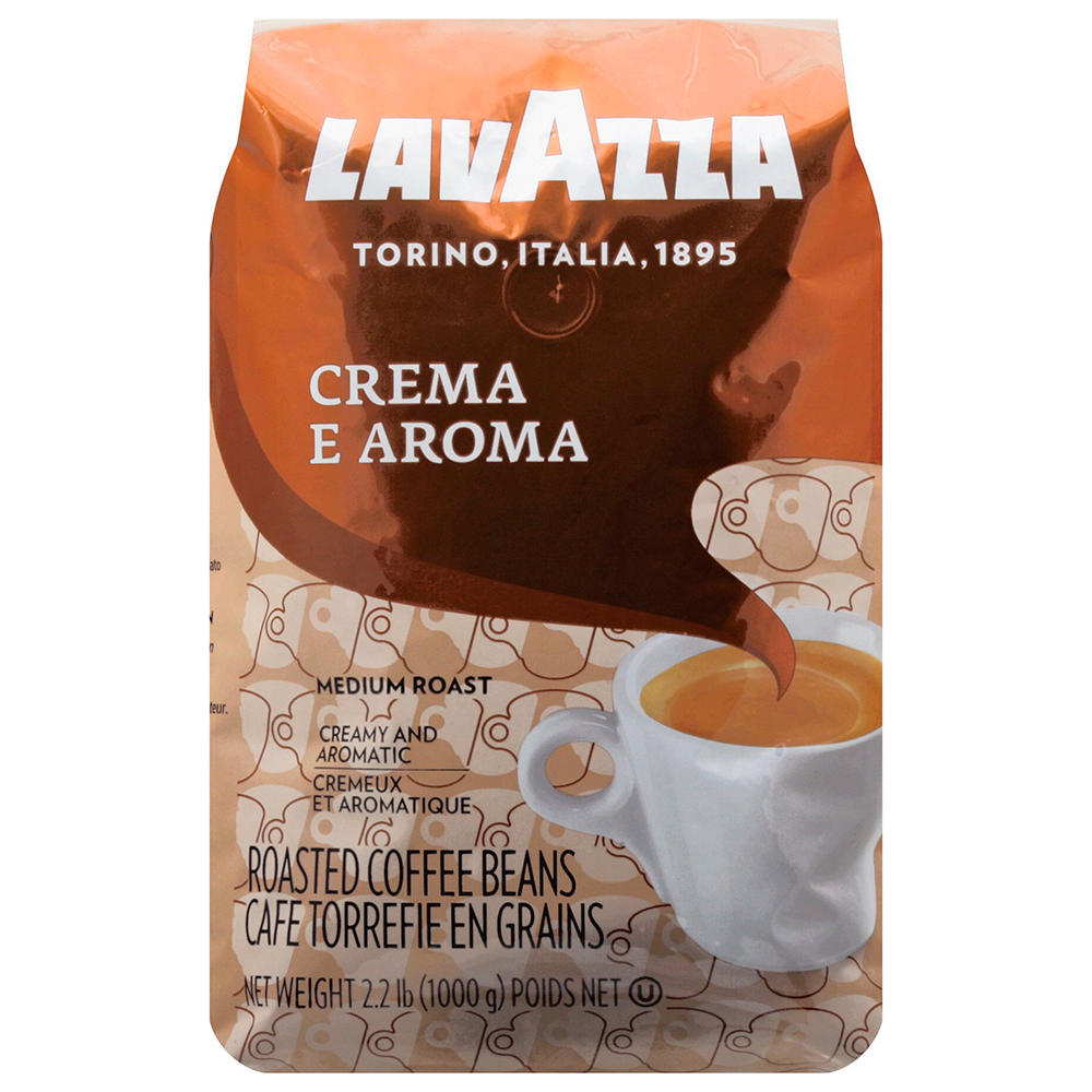 Lavazza Crema E Aroma Medium Roast Whole Bean Coffee, 2.2 lb