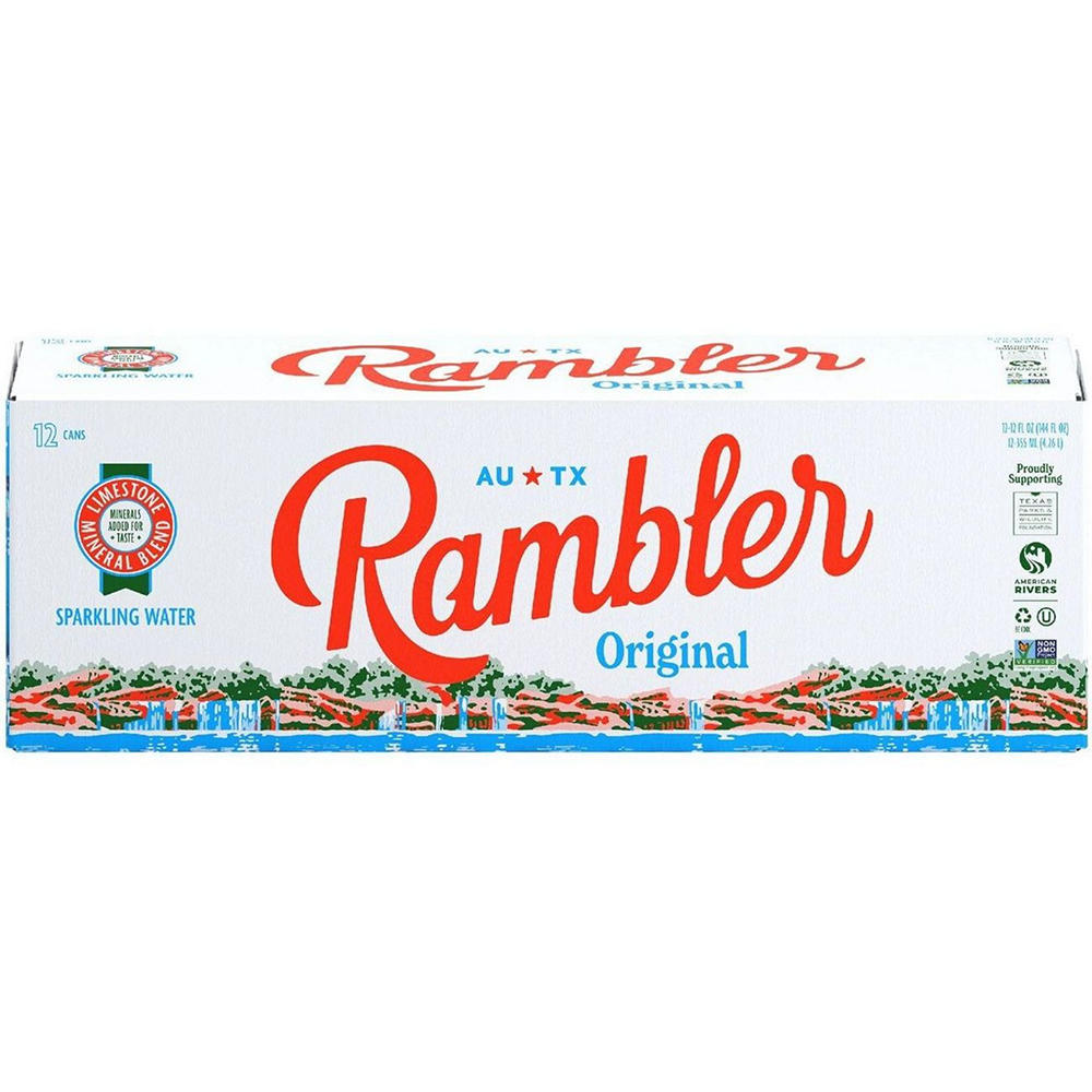 Rambler Original Sparkling Water 12 pk Cans, 12 oz