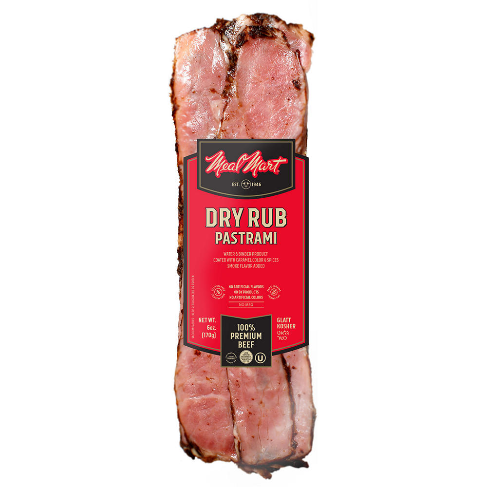 Meal Mart Meal Mart Sliced Dry Rub Pastrami, 6 oz