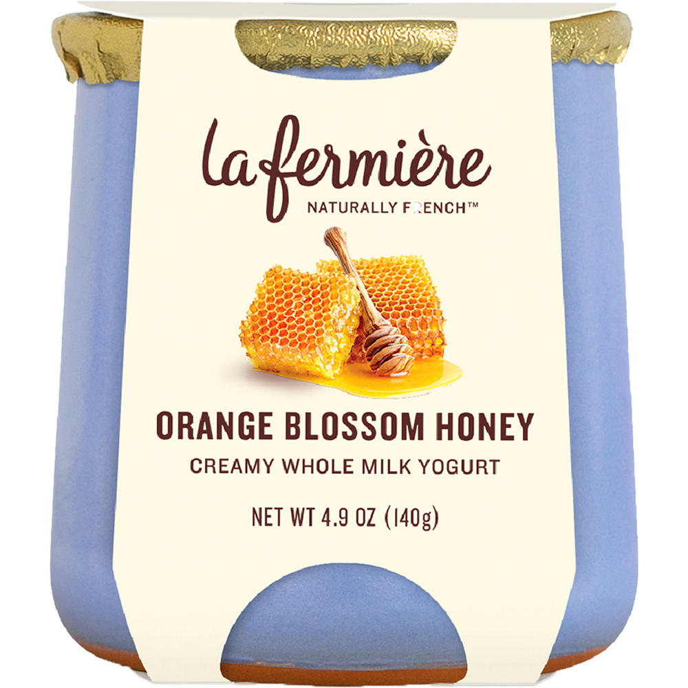 La Fermière Orange Blossom Honey Yogurt, 4.9 oz
