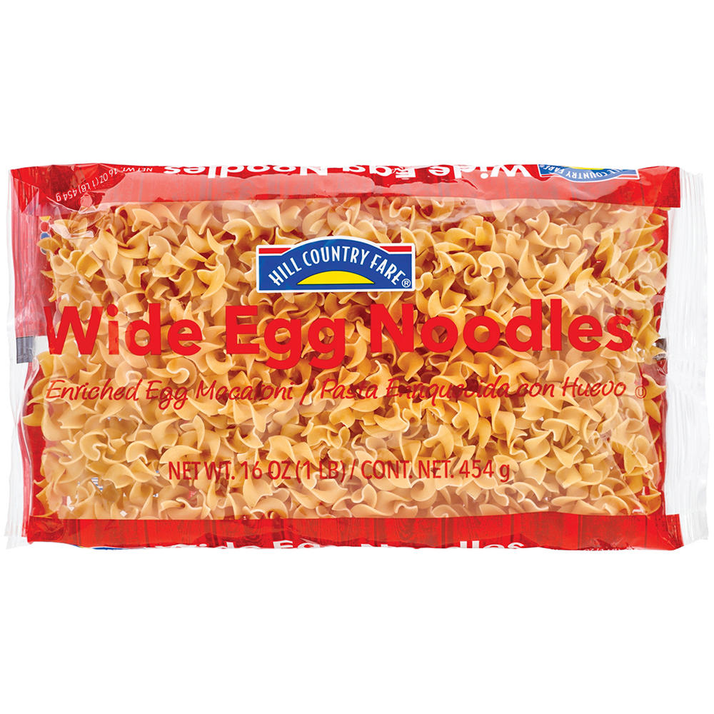 Hill Country Fare Wide Egg Noodles, 16 oz