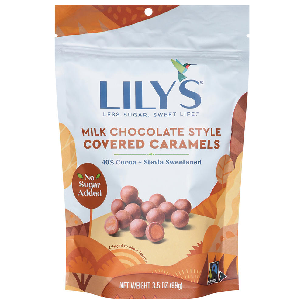 Lily's Milk Chocolate Style Covered Caramels , 3.5 oz