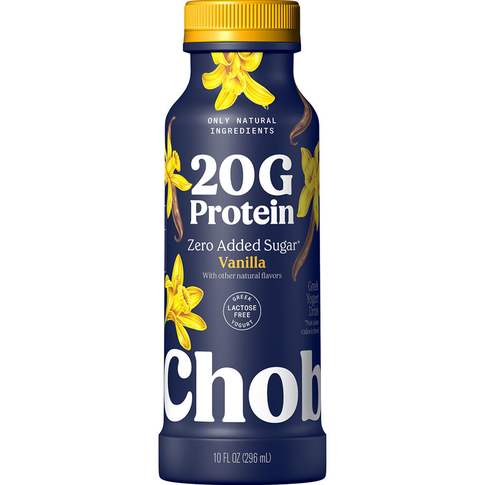 Chobani 20G Protein Zero Sugar Added Yogurt Drink - Vanilla, 10 oz