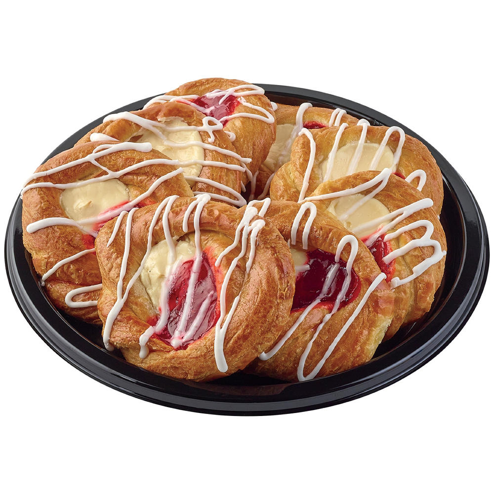 H-E-B Bakery Strawberry Cheese Danish Twists, 8 ct