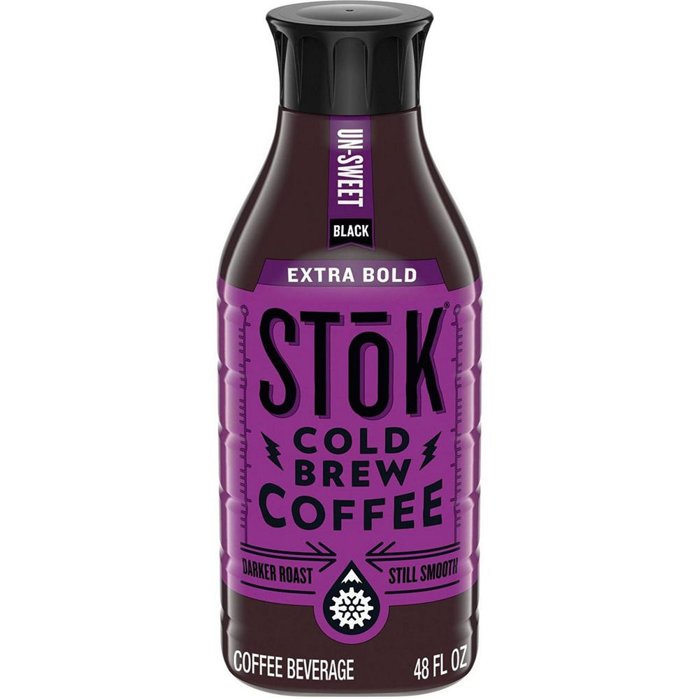 SToK Extra Bold Black Unsweetened Cold Brew Coffee, 48 oz
