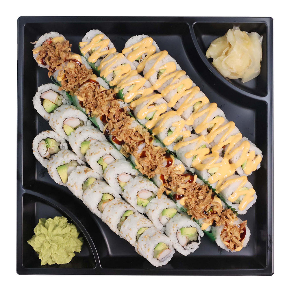 H-E-B Sushiya Sushi Party Tray - California - Kosher, 40 pc