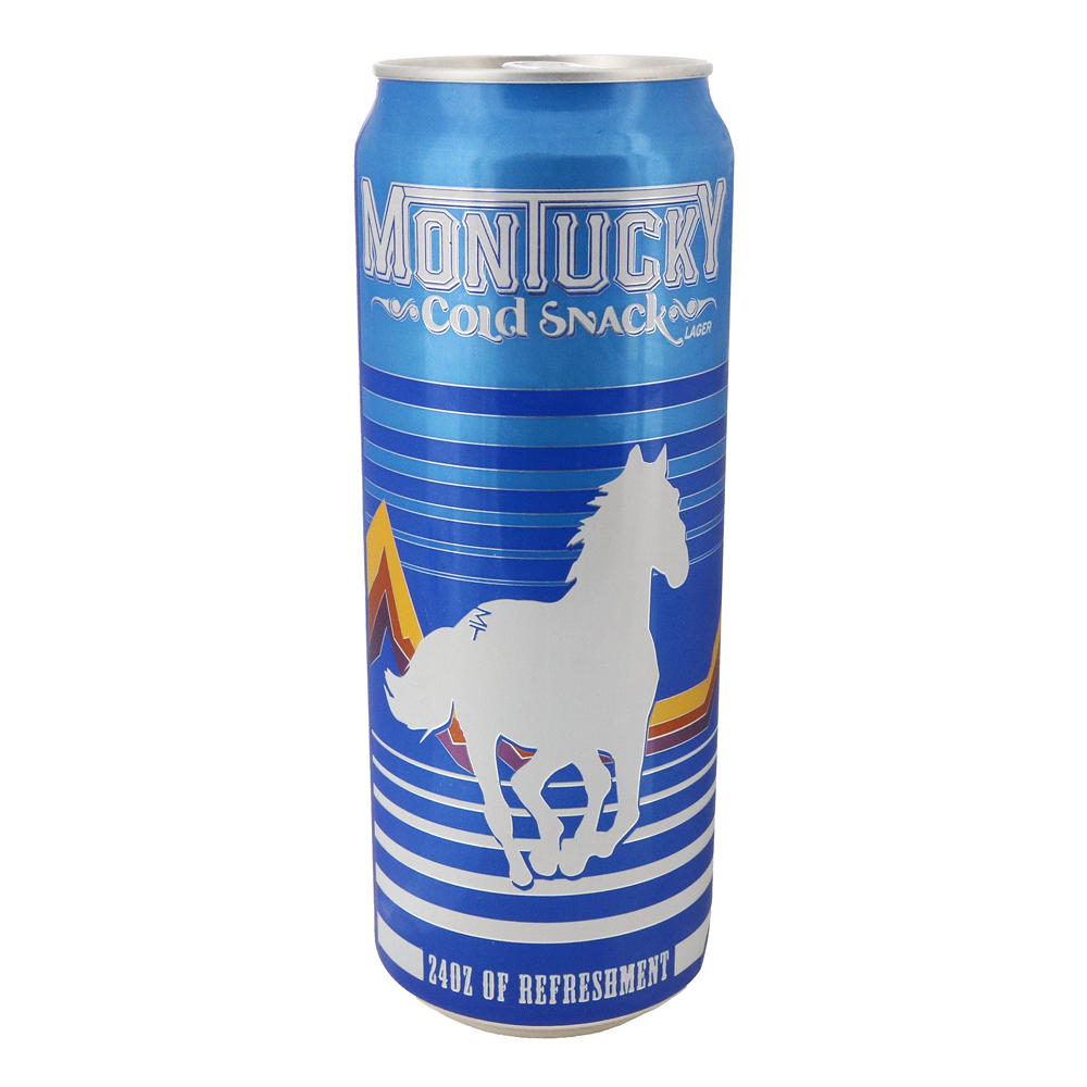 Montucky Cold Snack Lager Beer, 24 oz