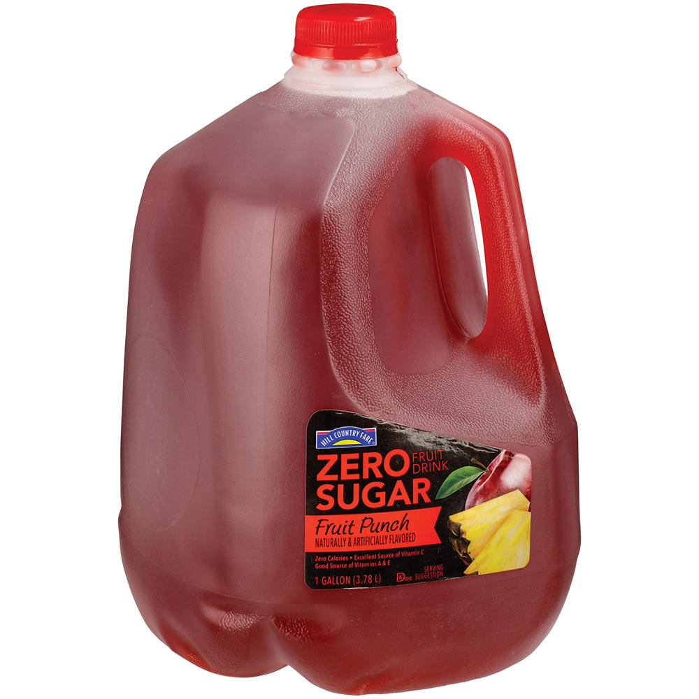 Hill Country Fare Zero Sugar Fruit Punch Drink, 1 gal