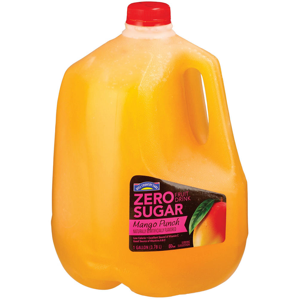Hill Country Fare Zero Sugar Mango Punch, 1 gal