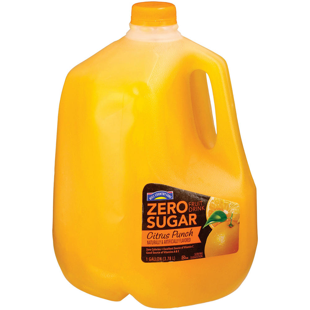 Hill Country Fare Zero Sugar Citrus Punch, 1 gal
