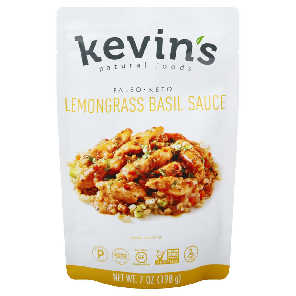 Kevin's Natural Foods Paleo Keto Lemongrass Basil Sauce, 7 oz
