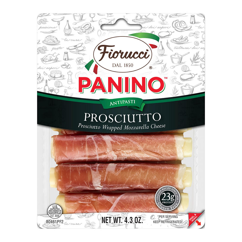 Fiorucci Prosciutto & Mozzarella Panino, 4.3 oz