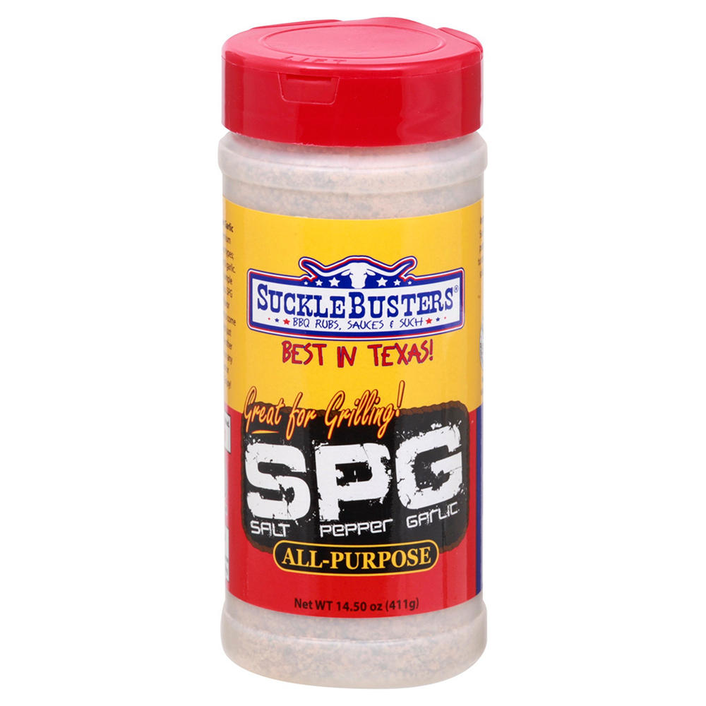 SuckleBusters Salt Pepper Garlic All-Purpose Rub, 14.5 oz
