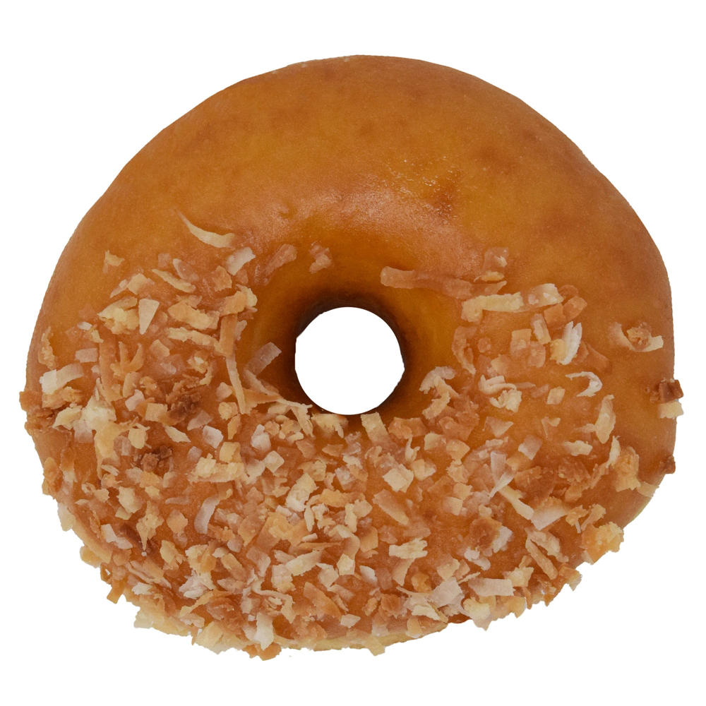 H-E-B Bakery Pineapple Coconut Glazed Donut