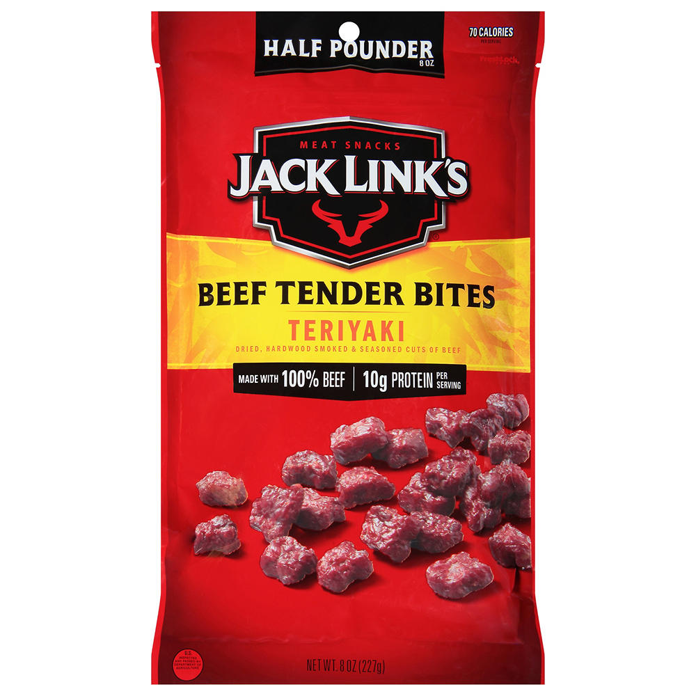 Jack Link's 10g Protein Teriyaki Beef Tender Bites, 8 oz