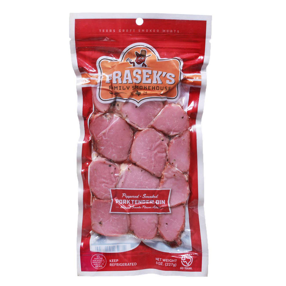 Prasek's Sliced Peppered Smoked Pork Tenderloin, 8 oz
