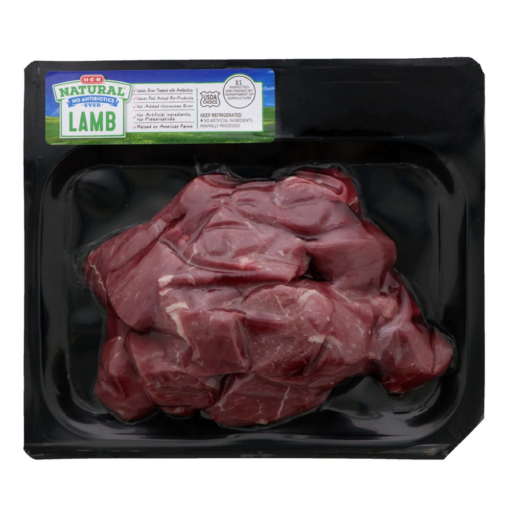 H-E-B Natural Lamb Stew, Avg. 0.89 lb