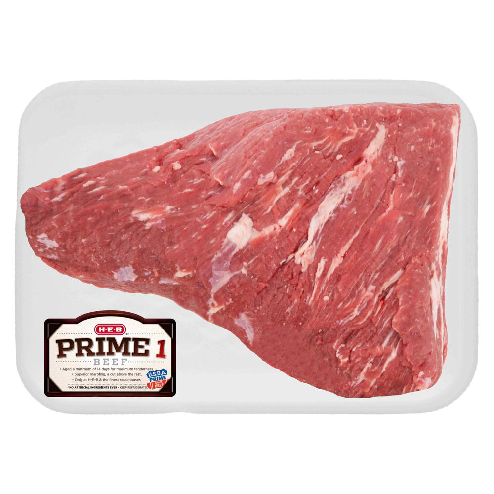 H-E-B Prime 1 Beef Sirloin Tri-Tip Roast, Avg. 2.45 lbs