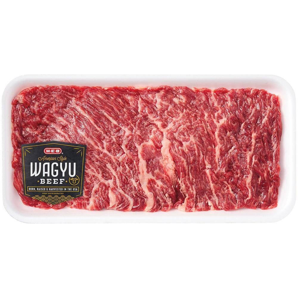 H-E-B American Style Wagyu Beef Butterflied Sirloin for Fajitas, Avg. 0.85 lb