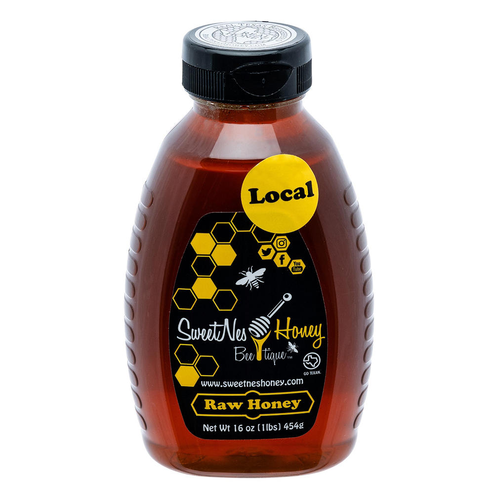 SweetNes Raw Local Honey, 16 oz